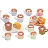 Taza de Café de Amor de Simulación Resina DIY Adornos Pequeños para Coche Computadora Escritorio Máquina de Chicles Juguete Infantil Llavero