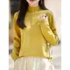 2026 novo comércio exterior estilo coreano primavera, outono e inverno da moda plus size blusas femininas, suéteres, malhas lisas e peças básicas