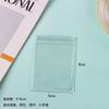 Espessado pvc transparente jóias saco jóias brincos colar texto jogar selado armazenamento saco de poeira saco de jóias capa protetora