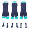 Uniforme de baloncesto para hombre, camiseta estampada, uniforme de equipo de entrenamiento deportivo de competición de verano para estudiantes, chaleco para niños, impresión personalizada