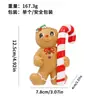 Decorações de Natal de Novos Produtos Transfronteiriços Estilo Ins Estilo Europeu Fofo Homem de Gengibre Pingente de Resina Pingente de Árvore de Natal