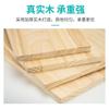 Material de Tabla de Madera Maciza, Estantería Recta de Almacenamiento, Panel Divisor de Armario, Pared de Madera de Pino Alerce, Escritorio