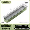 Maceta de aluminio aleación maceta de flores caja de plantación de metal patio exterior balcón un metro huerto maceta rectangular hierba de junco