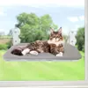 Nova Rede Dobrável para Gatos de Varanda com Ventosas Fortes para Gatos, Rede para Pendurar na Janela para Gatos Grandes, Cama para Gatos