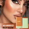 Oferta Especial para Cross-border MEIDIAN Bastão de Blush Natural Nude Maquiagem Contorno de Longa Duração Iluminador Facial Bastão de Blush Sólido Iluminador