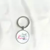Llavero Colgante de Gema del Tiempo Cinta Rosa Transfronterizo Regalo Pequeño Creativo Anillo de Metal para Llaves