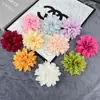 Cabeça de Flor Artificial, Cabeça de Dália, Material DIY de Flor Artificial, Acessórios para Penteado, Flor Artificial, Alta Qualidade, Cabeça de Flor Artificial Realista