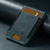 Denior es Adecuado para Teléfonos Móviles Universales Apple y Android, Portatarjetas de Cuero PU Autoadhesivo, Estuche Multifuncional para Tarjetas