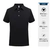 Playeras tipo polo, Playeras, Ropa de trabajo personalizada con impresión de logo, Uniformes de grupo corporativo para empleados de manga corta de secado rápido para verano con bordado
