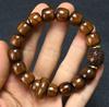 Pulsera de Palo de Rosa Negro Sándalo Similar a Hainan Laos Myanmar Huanghuali Cuentas de Buda Joyería Pulsera de 108 Cuentas Rosario