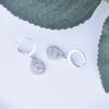 Brincos populares online populares simples lágrimas de anjo com brincos de diamante estilo coreano ins retro brincos femininos europeus e americanos