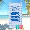 Toalla de Playa Azul Minimalista Artística Más Vendida en Amazon Transfronterizo Toalla de Baño con Estampado Creativo de Bikini