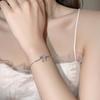 Pulsera de anillo de corazón de rastro de hada original para mujer Mori rosa pulsera de amor sentido de alta gama de lujo ligero mismo estilo pulsera de estrella