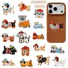 Dachshund Lindo Estilo Coreano Autoadhesivo Bordado en Tela Decoración DIY Funda de Teléfono Bordado Accesorios de Ropa Parche de Tela
