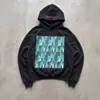 Estilo escuro y2k retrô americano punk gótico estampa da moda estilo europeu e americano Harajuku subcultura moletom com capuz