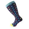 Cross-border especial para aumentar meias de gordura meias de gordura para homens e mulheres cor sólida vertical barra pressão sequencial meias nylon alto elástico