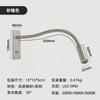 Lámpara de Pared de Lectura para Mesita de Noche de Hotel de Venta Caliente Transfronteriza Espectro Completo Protección Ocular Habitación de Huéspedes Empotrada Cuello de Cisne Luz de Pared para Dormitorio