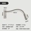 Lámpara de Pared LED Transfronteriza para Lectura de Hotel Empotrada Interior de Hotel Cuello de Cisne Montada en Pared Dormitorio Mesita de Noche Sala de Estar Luz de Pared
