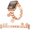 Adecuado para Apple 10ª Generación Correa con Colgante de Cadena de Mezclilla Apple watch Estilo Chanel Correa Decorativa de Cadena de una Sola Fila
