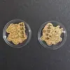Pegatinas para Teléfono de Oro Puro 999 con los Doce Animales del Zodiaco: Caballo, Mono, Oveja, Rata, Dragón, Regalos Promocionales de Transmisión en Vivo, Diseños Personalizados
