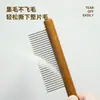 Peine para Gatos, Cepillo Peinador Especializado para Gatos, Peine de Agujas Finas para Gatos de Pelo Largo, Herramienta para Desenredar y Eliminar el Pelo Suelto, Peine para Aseo de Mascotas