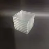 Caixa Plástica Display de Armazenamento Coleção de Diamantes para Unhas Barras de Ouro Artístico de Alta Qualidade Prata Moeda Quadrada PS Totalmente Transparente Multiespecificação