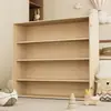 Soporte de Exhibición de Cajas Sorpresa de Madera Maciza Gabinete de Exhibición de Figuras de Almacenamiento Caja de Exhibición de Muñecas Pop Mart Estante de Pared Montado en la Pared