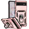 Adequado para Exportação, Capa para Celular Google Pixel 6A com Janela Empurrável Sergeant, Proteção com Suporte Magnético para Carro, Fabricante de Origem