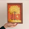 Tiktok Hecho a Mano DIY Árbol de la Fortuna Marco de Fotos Soporte de Exhibición Estilo Celebridad de Internet Moneda de las Ocho Direcciones Árbol de Dinero Regalo de Inauguración