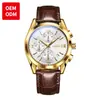 Olevs Relógio Poderoso Fábrica Personalizado Oem/Odm Oem Personalizado Relógio de Quartzo Relógio Masculino