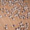 Cuentas checas importadas, 4 x 6 mm, transparentes, blancas, con forma de gota de agua, para manualidades, hechas a mano, sueltas, espaciadoras, mini cuentas, accesorios.