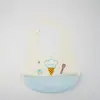 Babeiro para Comer Bebê Silicone Comida Sólida Impermeável para Crianças Uso Infantil Silicone