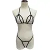 Roupa Íntima Sexy Transfronteiriça Roupa de Banho Roupa de Banho Feminina Sexy AliExpress ebay Conjunto de Biquíni Triplo de Renda
