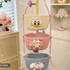 Triciclo Modificado Interior Cuerda de Algodón de Dibujos Animados Caja de Almacenamiento para Artículos Varios y Snacks Bolsa de Almacenamiento Colgante Creativa Canasta