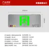 Baxian Flash Plata Indicador de Salida de Emergencia Canal de Evacuación contra Incendios Iluminación de Emergencia Señal de Salida de Emergencia