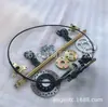 Acessórios para eixo traseiro de kart caseiro DIY de quatro rodas Eixo traseiro 65CM Flange de três furos na diagonal 78MM Suporte de freio