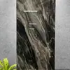 Azulejos de Piso de Pedra de Luxo Estilo Francês Preto Minimalista com Padrão de Mármore 60*120 Azulejos Cerâmicos para Hotéis e Supermercados, Azulejos Brilhantes Cor de Café
