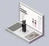 Suporte de exibição de acrílico personalizado, produtos de acrílico, suporte de mesa para produtos digitais e eletrônicos, impressão UV de fábrica