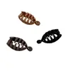 Presilha Pequena de Banana Antiderrapante Estilo Coreano para Mulheres com Pouco Cabelo, Presilha Vertical para Rabo de Cavalo, Presilha Torcida, Grampo, Acessório de Cabelo