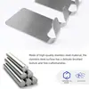 Porta-cuchillas de acero inoxidable para baño transfronterizo, Gancho adhesivo sin taladro, Estante de pared para maquinillas de afeitar para baño