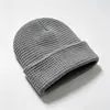 Touca de Tricô com Padrão de Escamas de Peixe Extra Grande e Larga, Touca com Textura Waffle, Touca de Lã Quente à Prova de Vento Sem Costura, Touca para Clima Frio Atacado