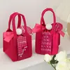Bolsa de fieltro para boda, compromiso, bolsa de regalo acompañante, bolsa de dulces, bolsa de dulces engrosada, bolsa de almacenamiento, nombre imprimible