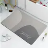 Felpudo de Tierra de Diatomeas para Entrada de Casa, Alfombrilla Larga para Cocina, Alfombrilla Absorbente para Suelo de Baño, Alfombrilla Suave Impermeable y Engrosada para Baño