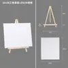 Mini caballete de escritorio trípode de madera soporte de exhibición plegable pequeño marco para pintura al óleo arte infantil tablero de dibujo pequeño