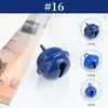 Metal Pintado Color Macaron Pequenos Sinos Chaveiro DIY Boneca Pingente Pet Acessórios Multi-Tamanho Atacado