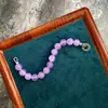 Pulsera Original de Magnolia Lavanda con Perlas y Cristal Natural Estilo Retro Chino Nuevo Joyería Pulsera Nueva Moda Nacional
