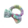 Faixa de Cabelo para Spa e Pulseiras de Pulso Combinando para Lavar o Rosto Pele Suave Laço Macio para Maquiagem Facial Faixa de Cabelo para Banho