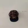 Gorra de Béisbol Infantil con Visera Plana, Rayas de Bloques de Color, Sombrero de Moda para Primavera y Otoño, Gorra Moderna para Niños para Salidas de Otoño, Genial
