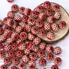 Contas de Madeira Gravadas Multicores, Contas Soltas, Contas Redondas de Madeira Natural Estampadas Vintage, Acessórios de Miçangas para Fazer Pulseira Colar DIY