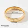 Pulseira de Ornamentos Transfronteiriços Europeus e Americanos Personalidade Irregular Liga de Ouro Bracelete Aberto para Mulheres Pulseira de Luxo Leve